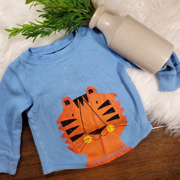 jumping beans Other - 🌿5/$25 Jumping Beans Blue Tiger Shirt | 18m
